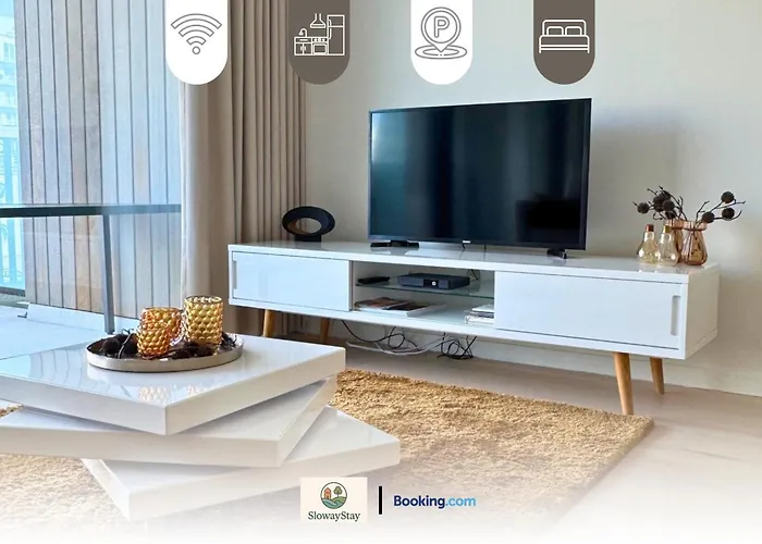 Sea View 1 Bedroom Flat With Pool - Ideal For Couples & Families By Slowaystay & Short Term アパート オステンド